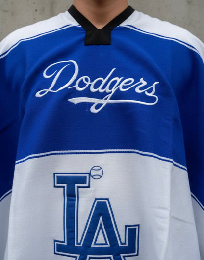 Los Angeles Dodgers LA Jorongo Sarape Artesanal  Mexican Poncho