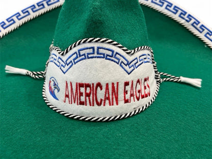 Philadelphia American Eagles Mexican Charro Hat Sombrero Mariachi Adult One Size