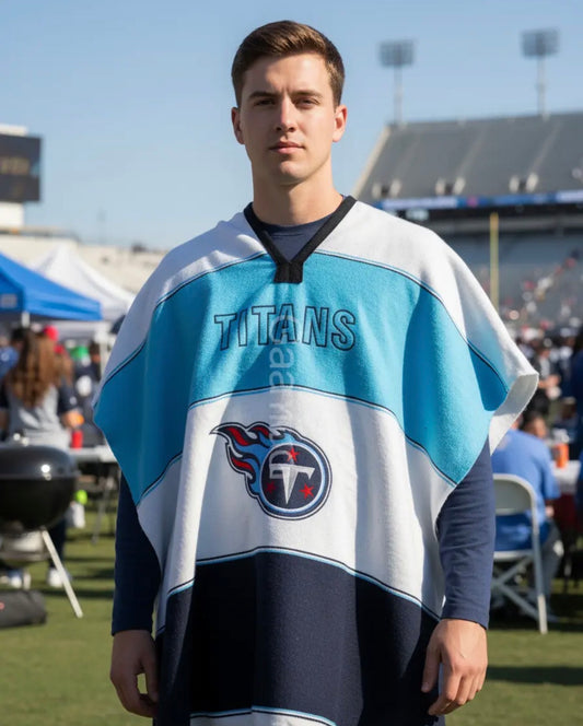 Tennessee Titans Jorongo Sarape Poncho Artesanal Winter
