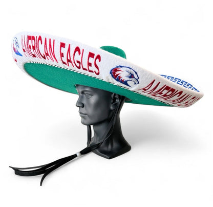 Philadelphia American Eagles Mexican Charro Hat Sombrero Mariachi Adult One Size