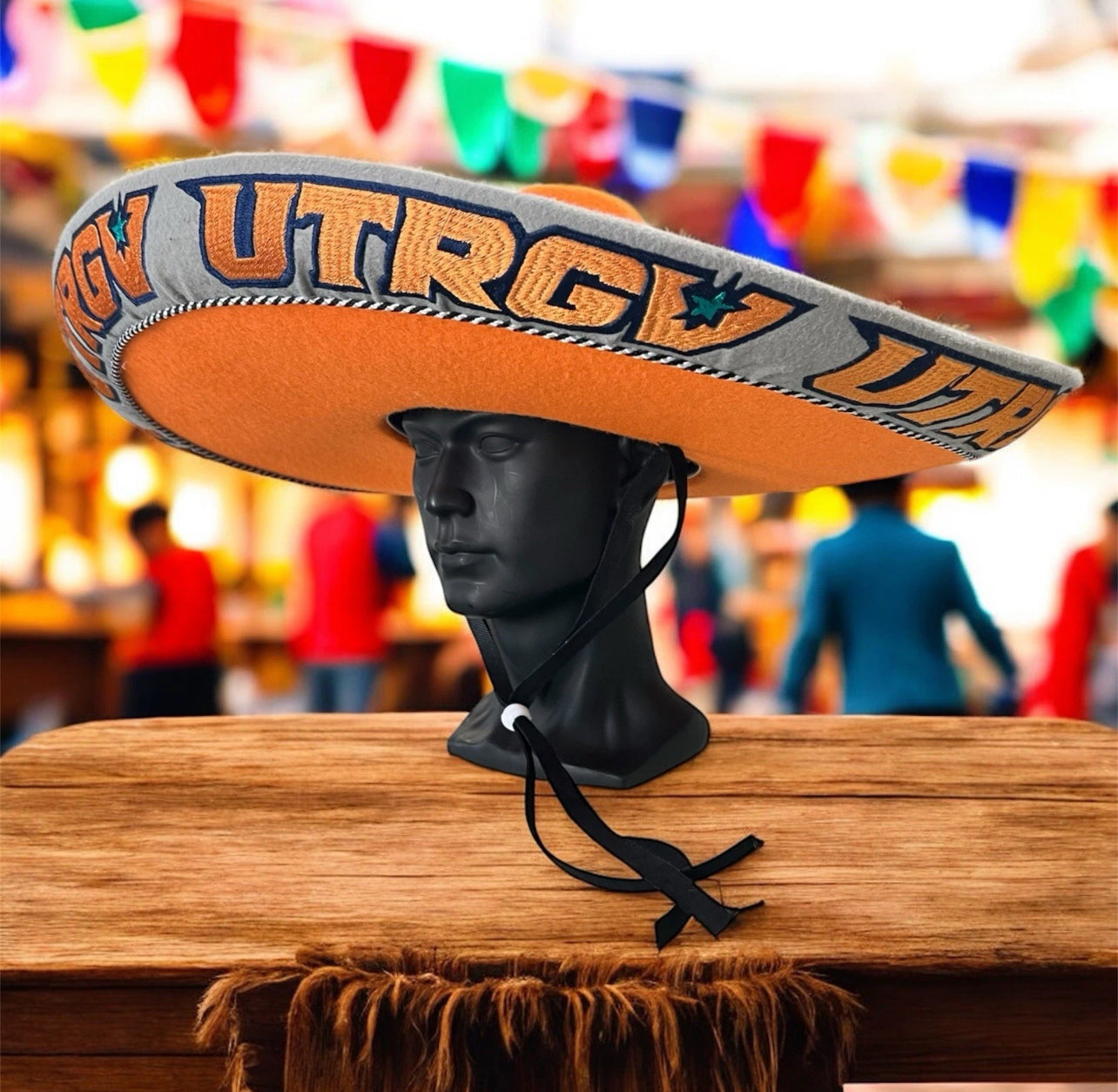 UTRGV Vaqueros NCAA Mexican Charro Hat Sombrero Mariachi Adult One Size
