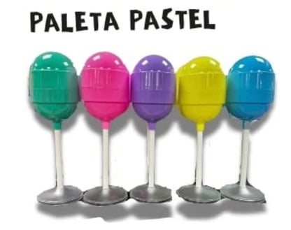 Lollipop Dulcero 10ct Plastic Table Centerpiece Party Candy Favor Pastel Paleta