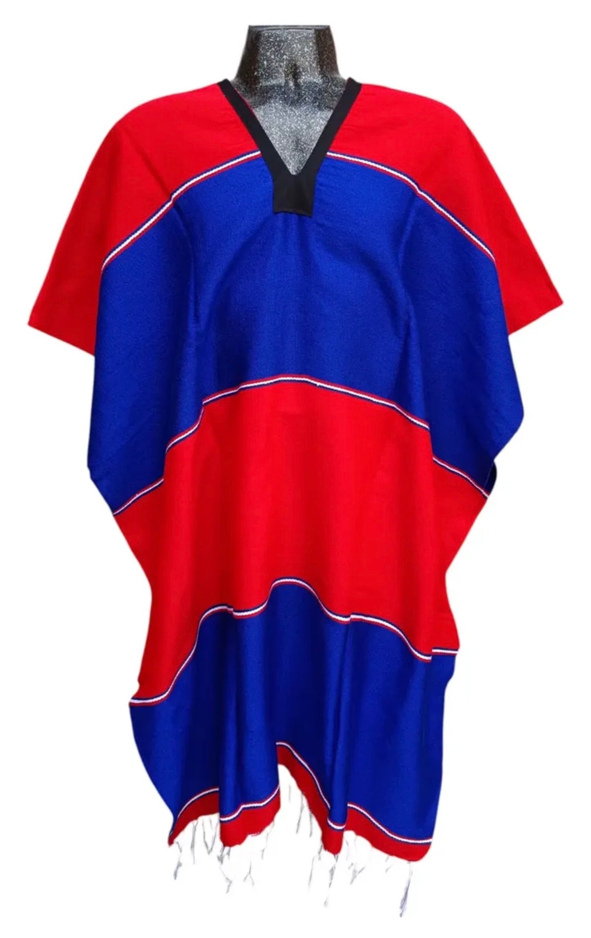 Buffalo Bills Jorongo Sarape Poncho Artesanal Winter