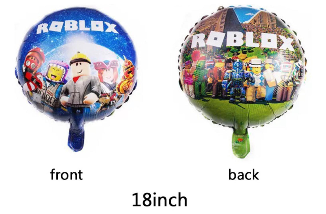 8 Pcs. Balloons Globos Kit de Fiesta Cumpleaños Birthday Party Video Game