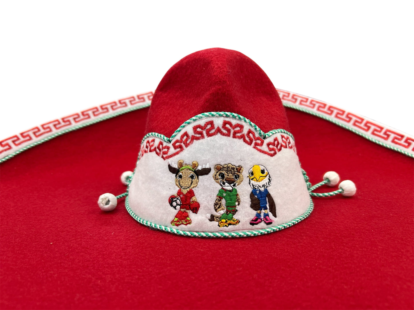 Mexico USA Canada FIFA World Cup Charro Hat OSFA Sombrero Copa del Mundo Red