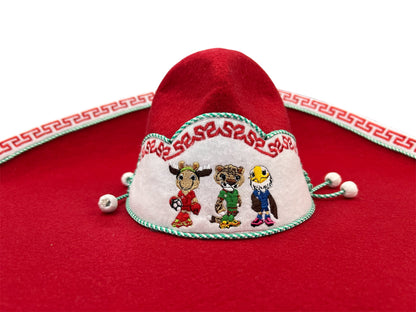 Mexico USA Canada FIFA World Cup Charro Hat OSFA Sombrero Copa del Mundo Red