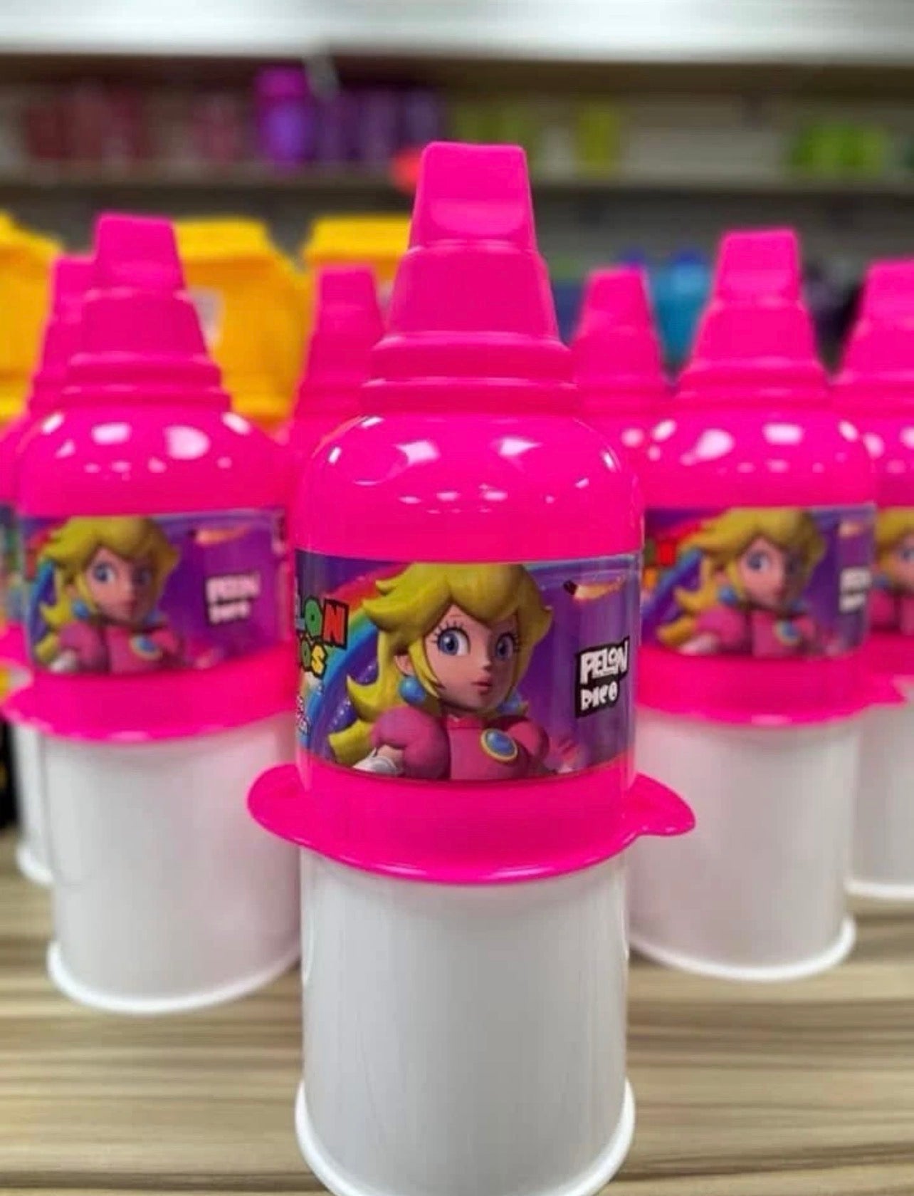 Pelon Dulcero Party Table Centerpiece Candy Favor 10pcs Princess Peach