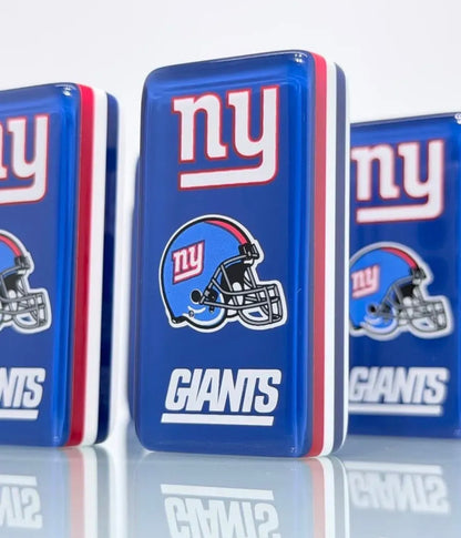 Jumbo New York Giants Dominoes Set in Faux Leather Case Domino.