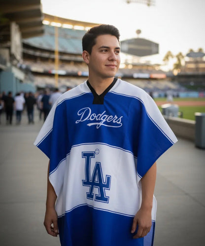Los Angeles Dodgers LA Jorongo Sarape Artesanal  Mexican Poncho