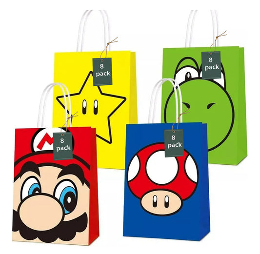 32 Dulceros Party Candy Favor Bags Video Juego