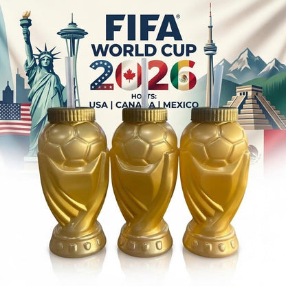 World Cup Cups With Straw For Party, Bar Or Restaurant 1L Copa Del Mundo 10 Cups