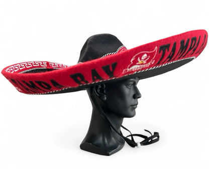 Tampa Bay Buccaneers Mexican Charro Hat Sombrero Mariachi Adult One Size