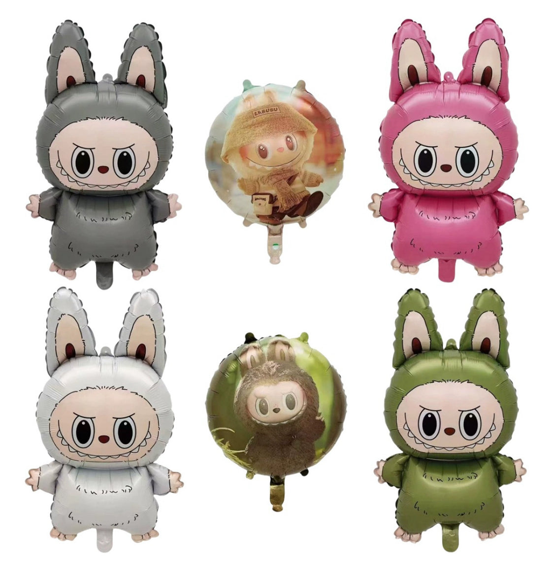 6 Pcs. Globos de Fiesta Cumpleaños Birthday Party Balloons!