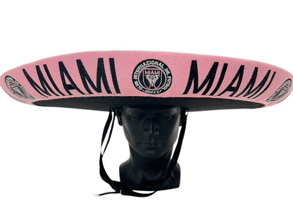 Inter Miami Futbol Soccer Mexican Charro Hat Sombrero Mariachi Adult One Size MLS