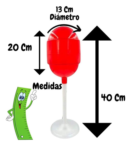 Birthday Party Dulcero Candy Favor Lollipop Centro de Mesa Table Centerpiece 10Pcs.