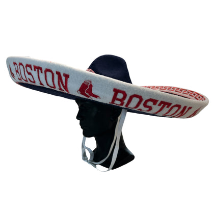 Boston Red Sox Baseball Mexican Charro Hat Sombrero Mariachi Adult One Size