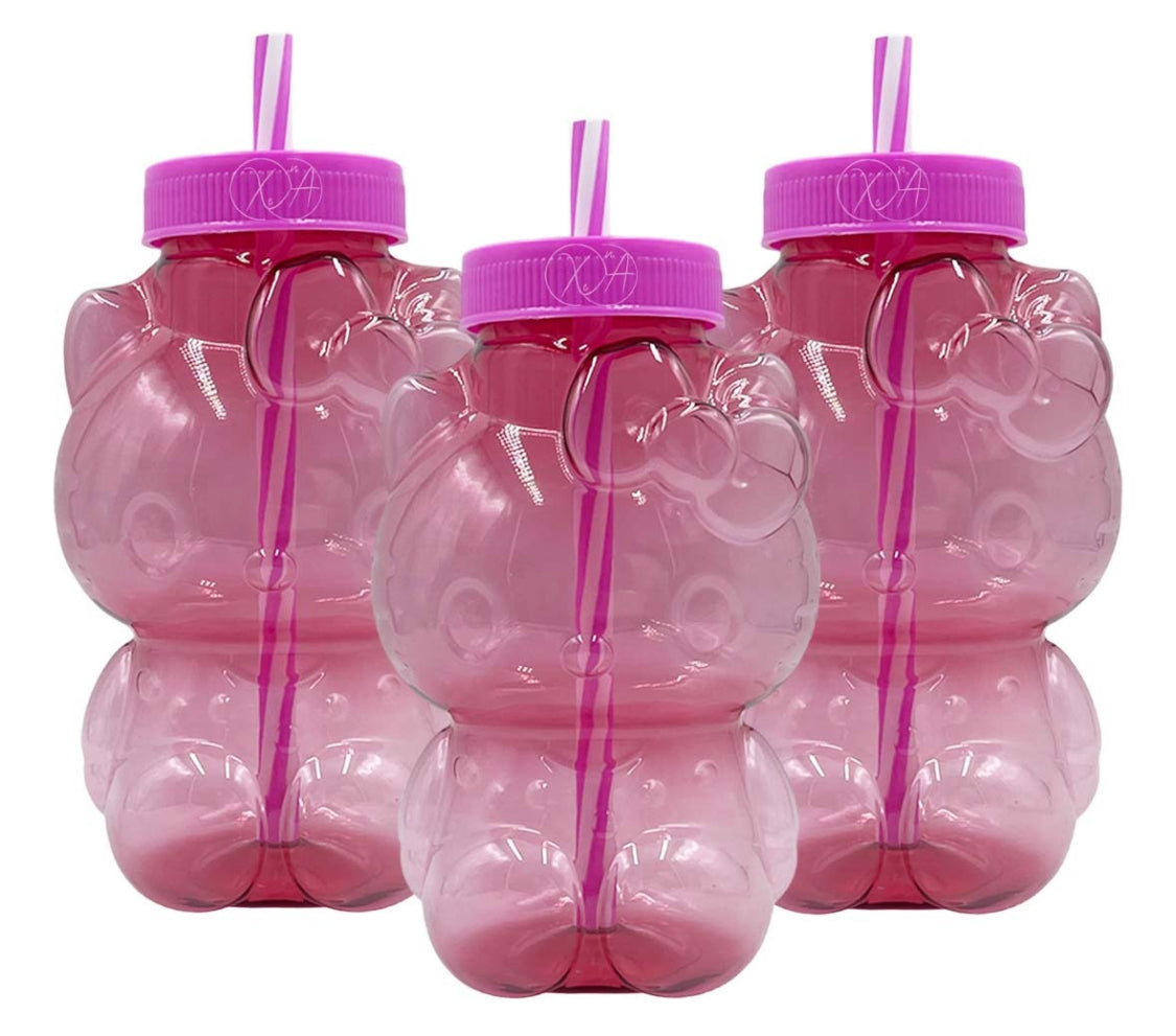 Kittychela Popote Cup Hello Kitty Vaso Michelada. 1L Random Colors (20 Cups)