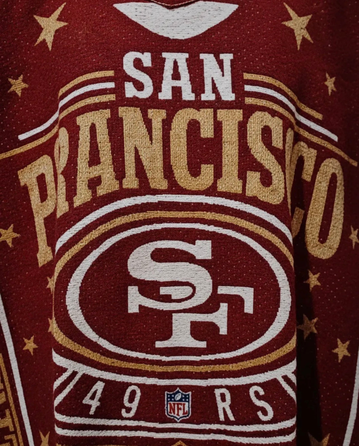San Francisco 49ers Poncho Jorongo Sarape Poncho Artesanal Winter