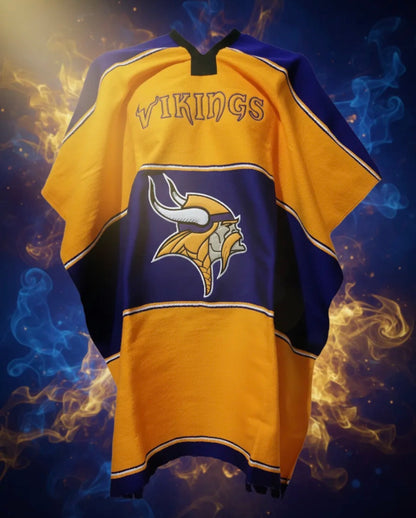 Minnesota Vikings Jorongo Sarape Poncho Artesanal Winter