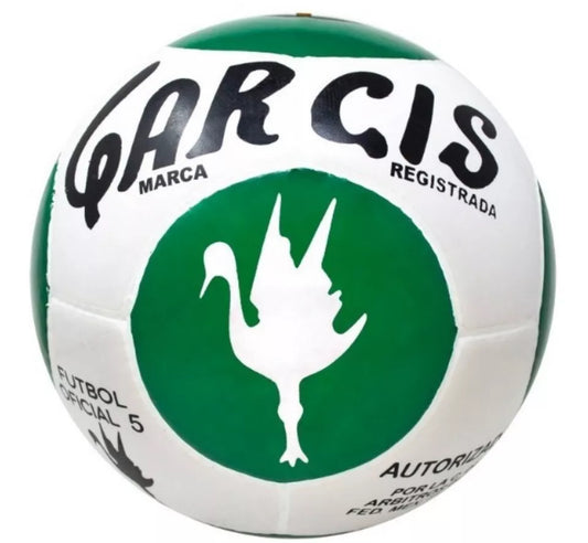 Garcis Soccer Ball Pelota #5 México 14 Paneles. Balón Oficial Mexicano Verde